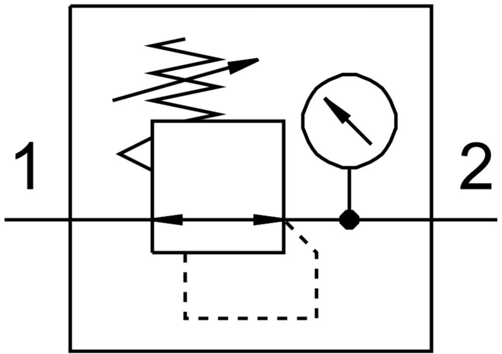 Festo Compressed Air Pressure Regulator G3/4'' 0.5-12bar 3500l/min Midi - 194650