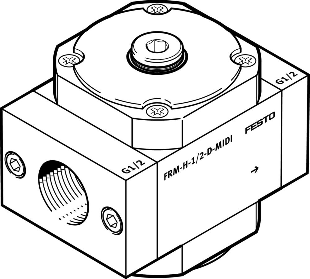 Festo Branching Module G1/2'' 0.2-16bar 5100l/min Midi - 162792