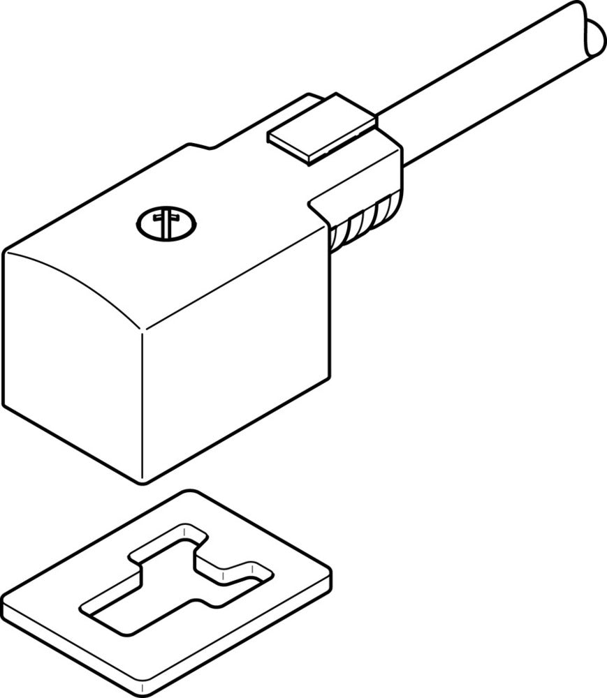 Festo Plug Socket With Cable Form B 2.5m - 30940