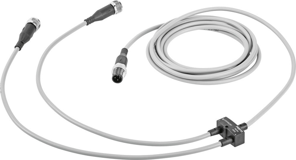 Festo Y-Distributor With Cables at Both Ends 2.5m/0.3m 3A IP65 IP68 IP69K/ - 8035777