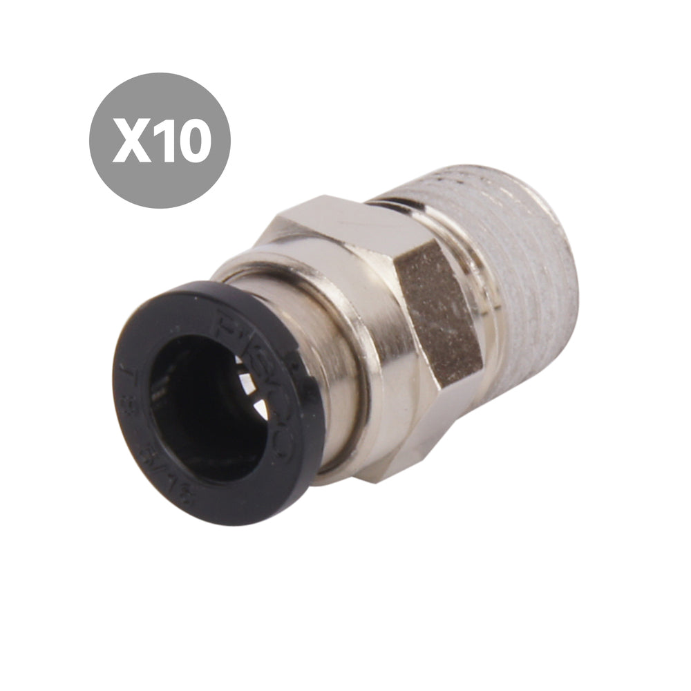 6mmxR1/4'' Straight Push Fit [10 pieces]