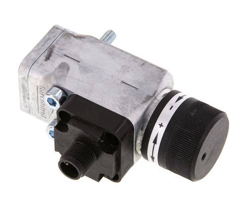 0.2 to 2bar SPDT Zinc Die-Cast Pressure Switch Flange 250VAC 4-pin M12 Connector