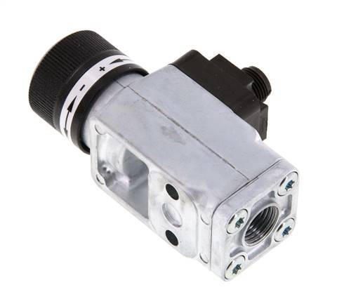 0.5 to 8bar SPDT Zinc Die-Cast Pressure Switch G1/4'' 250VAC 4-pin M12 Connector