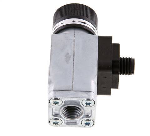 0.5 to 8bar SPDT Zinc Die-Cast Pressure Switch G1/4'' 250VAC 4-pin M12 Connector