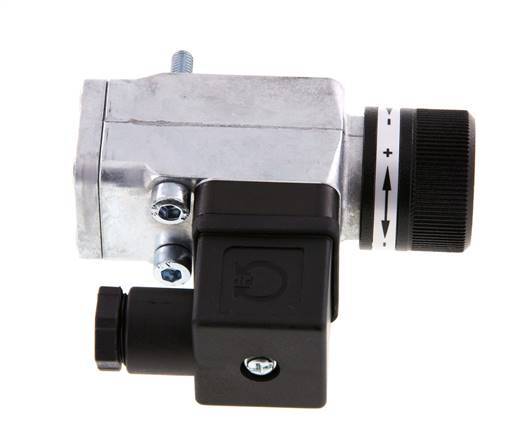 0.5 to 8bar SPDT Zinc Die-Cast Pressure Switch Flange 250VAC DIN-A Connector
