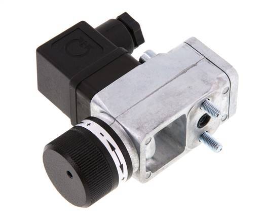0.5 to 8bar SPDT Zinc Die-Cast Pressure Switch Flange 250VAC DIN-A Connector