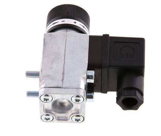0.5 to 8bar SPDT Zinc Die-Cast Pressure Switch Flange 250VAC DIN-A Connector