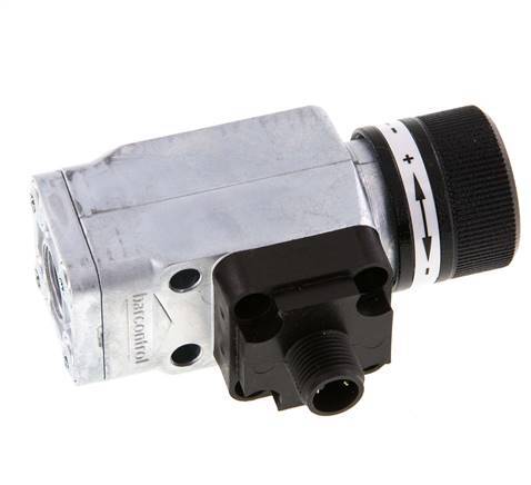 1 to 16bar SPDT Zinc Die-Cast Pressure Switch G1/4'' 250VAC 4-pin M12 Connector