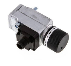 1 to 16bar SPDT Zinc Die-Cast Pressure Switch Flange 250VAC 4-pin M12 Connector