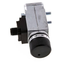 1 to 16bar SPDT Zinc Die-Cast Pressure Switch Flange 250VAC 4-pin M12 Connector