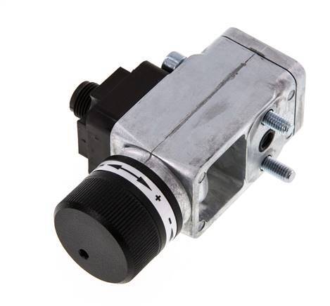 1 to 16bar SPDT Zinc Die-Cast Pressure Switch Flange 250VAC 4-pin M12 Connector