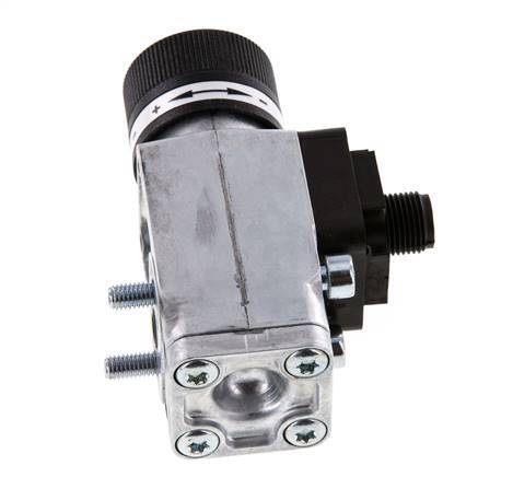 1 to 16bar SPDT Zinc Die-Cast Pressure Switch Flange 250VAC 4-pin M12 Connector