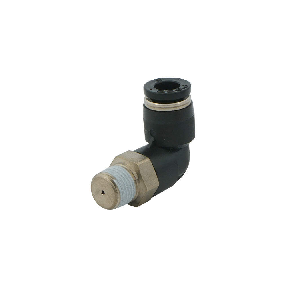 8mm - R1/8" 1.2mm Elbow Orifice Fitting
