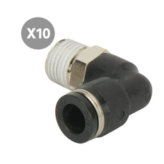 4mmxR1/4'' Elbow Push Fit [10 pieces]