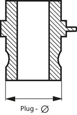 Camlock DN 60 (2 1/2'') Stainless Steel Coupling G 2 1/2'' Female Thread Type A EN 14420-7 (DIN 2828)