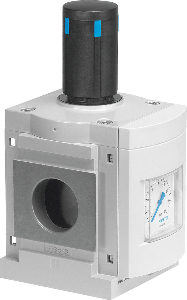 Festo Compressed Air Pressure Regulator Sub-base 0.5-12bar 13000 - 22000l/min - 537148