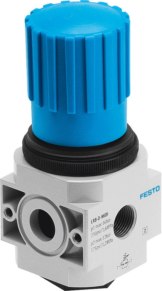 Festo Pressure Regulator Sub-base 0.5-7bar 3800l/min Midi - 197538