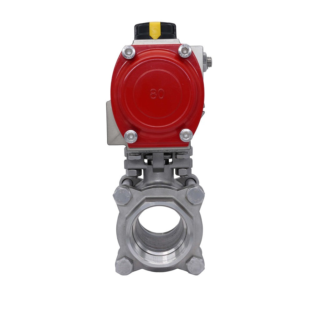 Pneumatic Ball Valve G2'' Stainless Steel Spring Closing