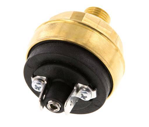 0.2 to 2bar NO Brass Pressure Switch M10 42VAC/DC Flat Connector