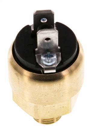 0.3 to 2bar NC Brass Pressure Switch G1/8'' 42VAC/DC Flat Connector