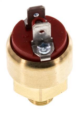 1 to 10bar NO Brass Pressure Switch G1/8'' 42VAC/DC Flat Connector
