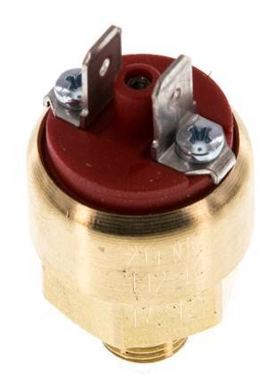 1 to 10bar NO Brass Pressure Switch G1/8'' 42VAC/DC Flat Connector