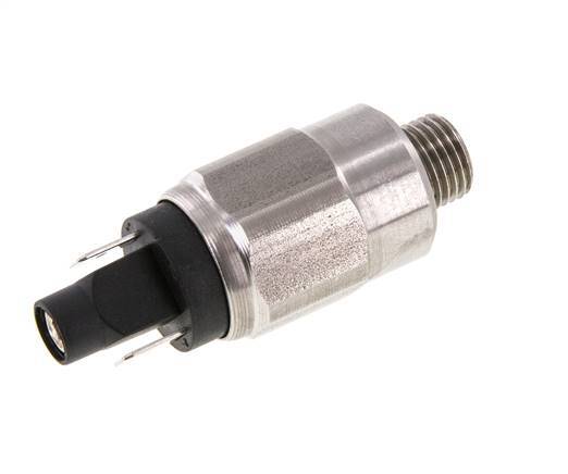 10 to 70bar NO Stainless Steel Pressure Switch G1/4'' 42VAC Flat Connector