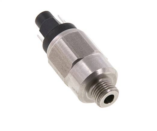 10 to 70bar NO Stainless Steel Pressure Switch G1/4'' 42VAC Flat Connector