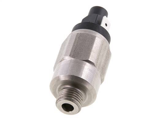 10 to 70bar NO Stainless Steel Pressure Switch G1/4'' 42VAC Flat Connector