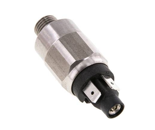 10 to 70bar SPDT Stainless Steel Pressure Switch G1/4'' 42VAC Flat Connector