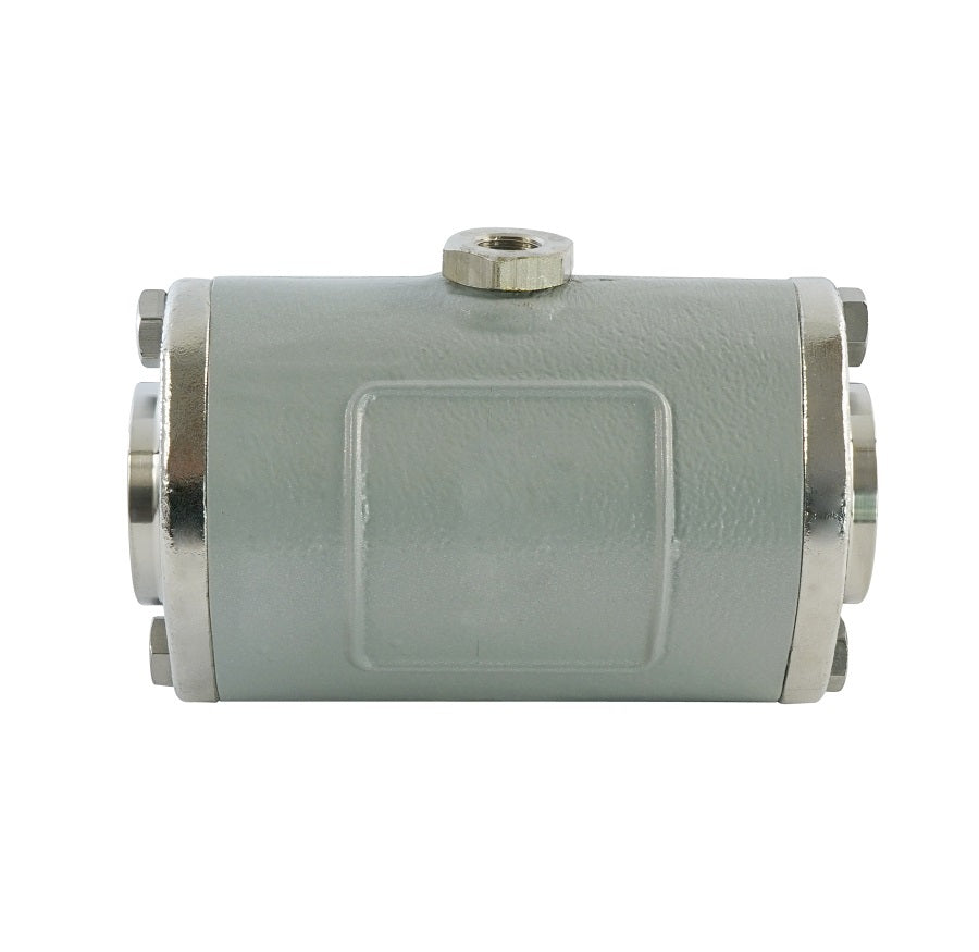 1 1/4 inch Aluminum Pneumatic Pinch Valve With Rubber Sleeve - Abrasion Resistant