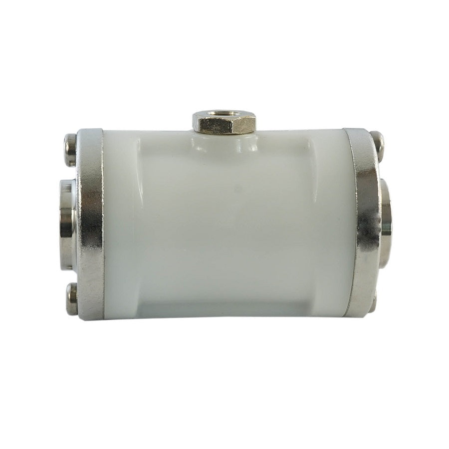 1 1/4 inch POM Pneumatic Pinch Valve With Rubber Sleeve - Abrasion Resistant