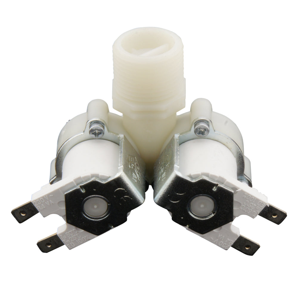 Solenoid Valve RPE double 3/4''x10mm nylon NBR 180° 0.2-10bar 230VAC