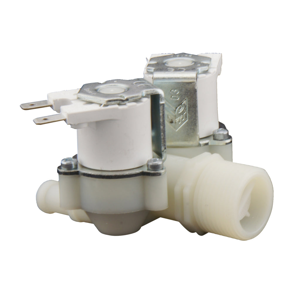 Solenoid Valve RPE double 3/4''x10mm nylon NBR 180° 0.2-10bar 24V AC