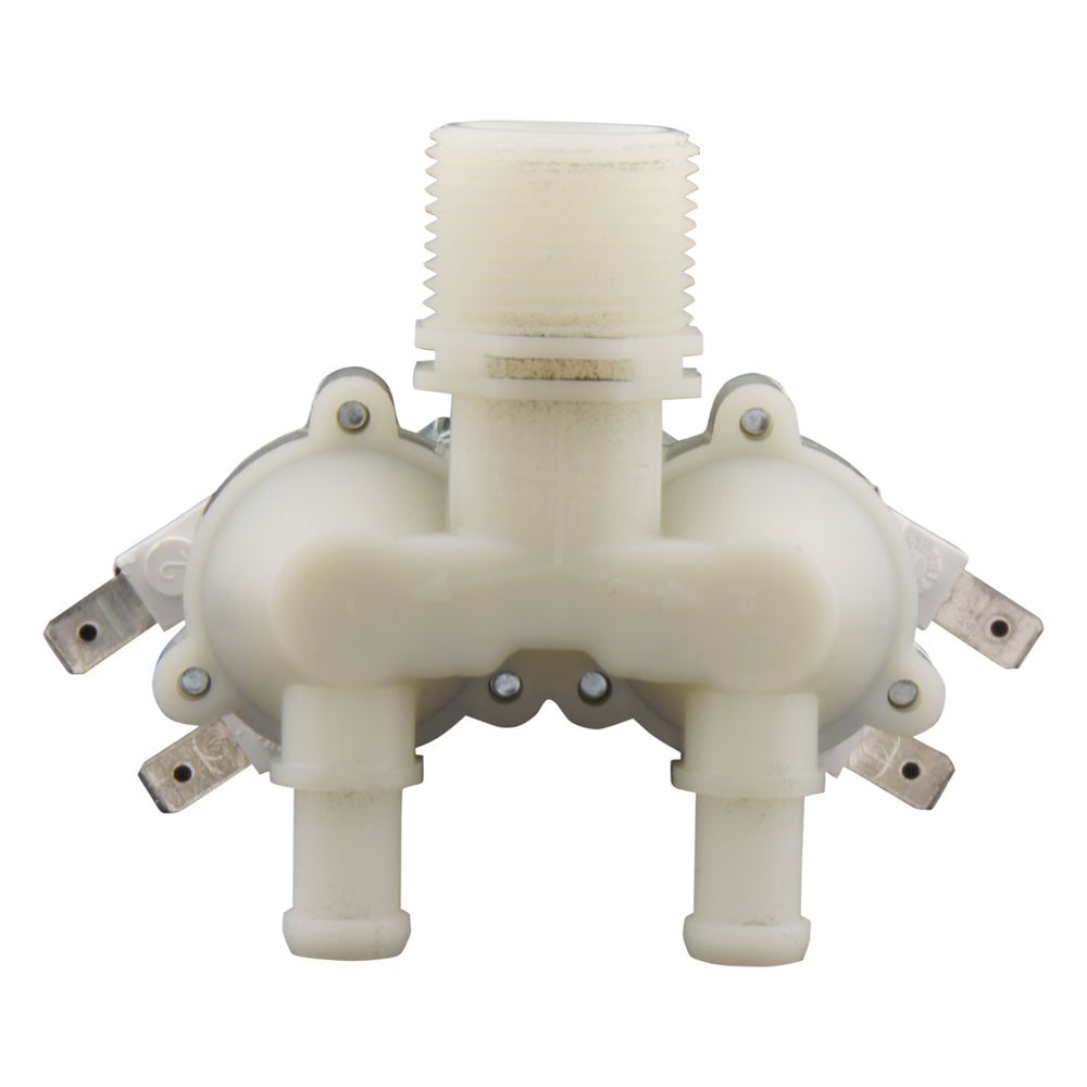 Solenoid Valve RPE double 3/4''x10mm nylon NBR 180° 0.2-10bar 230VAC