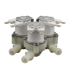 Solenoid Valve RPE triple 3/4''x10mm nylon NBR 180° 0.2-10bar 230VAC