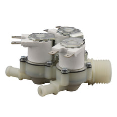 Solenoid Valve RPE triple 3/4''x10mm nylon NBR 180° 0.2-10bar 24V DC