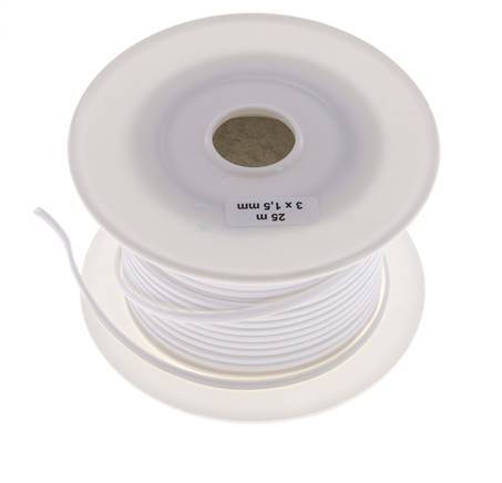 3x1.5 mm PTFE Face Sealing Tape 25 m
