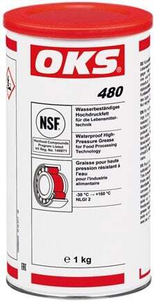 High-Pressure Grease Food Processing Industry Waterproof 5kg OKS 480