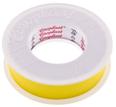 Electrical Insulation Tape VDE-tested 25mm/25m Yellow