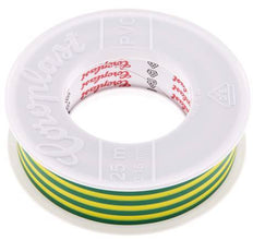 Electrical Insulation Tape VDE-tested 25mm/25m Green/Yellow