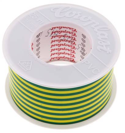 Electrical Insulation Tape VDE-tested 50mm/25m Green/Yellow