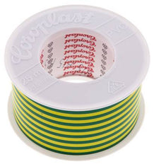 Electrical Insulation Tape VDE-tested 50mm/25m Green/Yellow