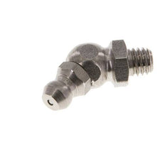Angled Hydraulic Grease Nipple Stainless Steel M6x1 DIN 71412