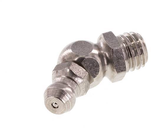 Angled Hydraulic Grease Nipple Stainless Steel M8x1.25 DIN 71412