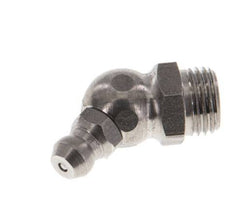 Angled Hydraulic Grease Nipple Stainless Steel M10x1 DIN 71412