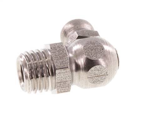 Right-angled Hydraulic Grease Nipple Stainless Steel M8x1 DIN 71412