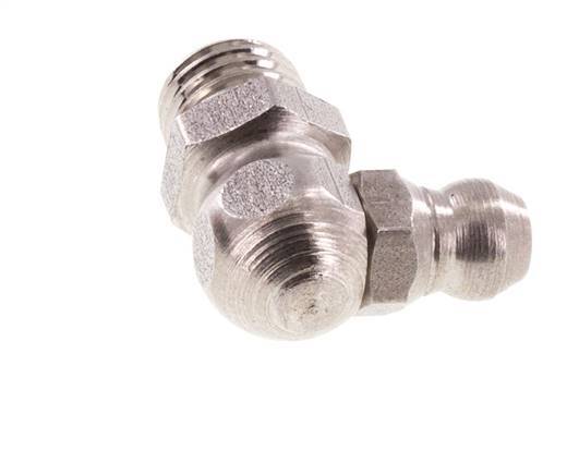 Right-angled Hydraulic Grease Nipple Stainless Steel M8x1 DIN 71412
