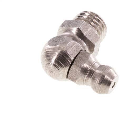 Right-angled Hydraulic Grease Nipple Stainless Steel M8x1 DIN 71412