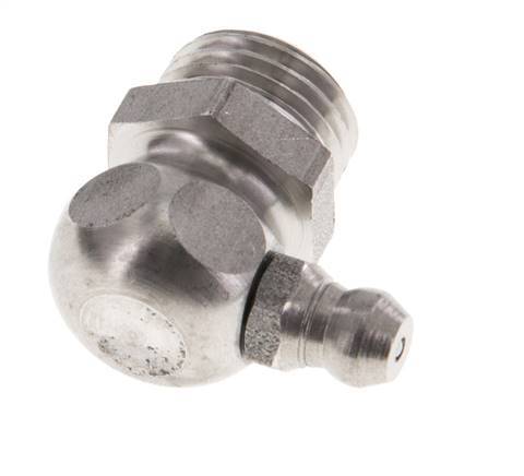 Right-angled Hydraulic Grease Nipple Stainless Steel R 1/4 inch DIN 71412